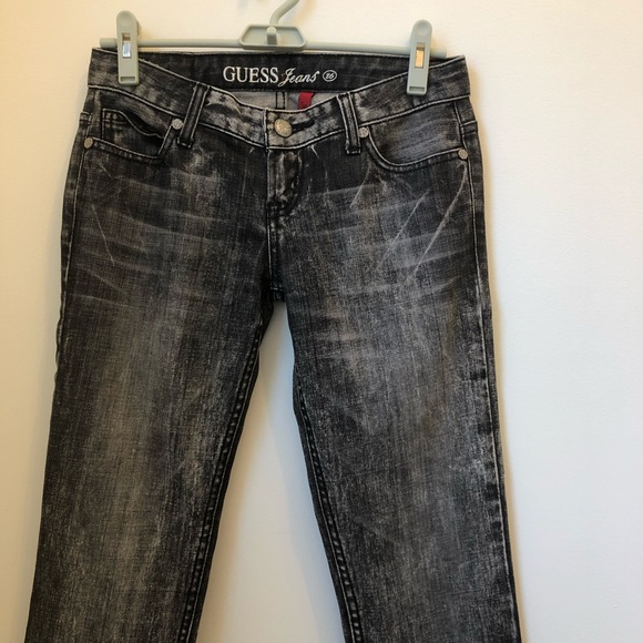 Vintage Guess low-rise black skinny Jean, US 26 - Picture 2 of 7